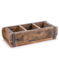HOLZKISTE Brick Massivholz, Ziegelform - Naturfarben, Holz (9cm) - DESIGN DELIGHTS