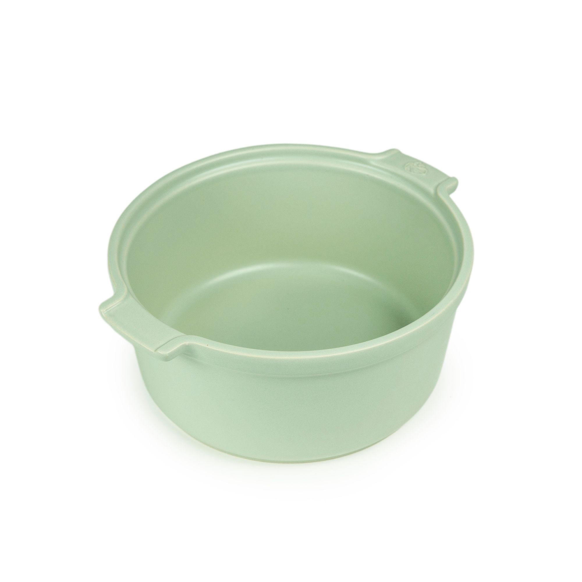 SOUFFLÉ-SCHALE Keramik Appolia 22cm Salbeigrün Spülmaschinenfest - Grün, Keramik (217/24/9.7cm) - PEUGEOT