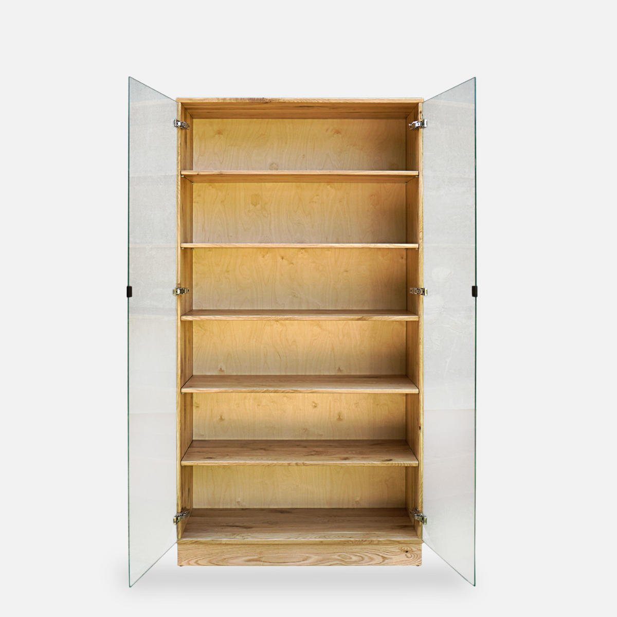 BÜCHERSCHRANK mit Einlegeböden für das Wohnzimmer ANDORA - Eichefarben, Holz (100/200/40cm) - Rawood Furniture
