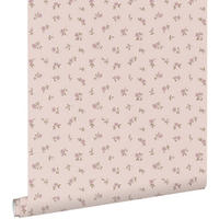 TAPETE Blumenmuster 50 x 900 cm - Lila, Papier (50/900cm) - ESTAhome