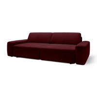 SOFA Bamby Rot - Rot, Textil (276/82/164cm) - Pillovely
