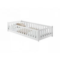 KINDERBETT BELLA Weiß 86x188x45 cm - Weiß, Holz - FURNLUX