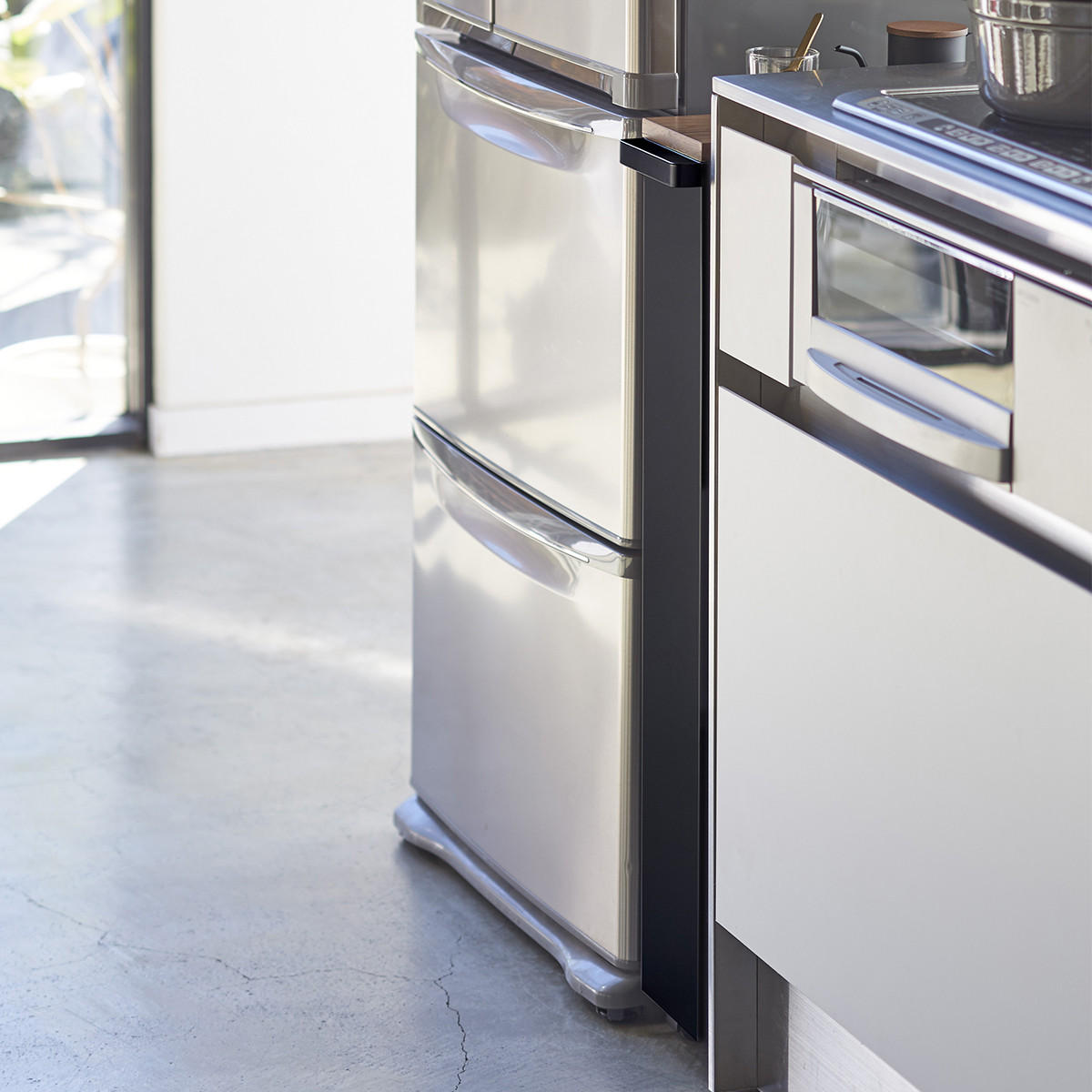 BEISTELLTISCH aus Stahl - Schwarz, Metall (13/80.5/47.5cm) - Yamazaki