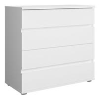 SCHUBLADENKOMMODE Fino weiß 91,5 / 42 / 85cm - Weiß, Holz/Holzwerkstoff (92/85/42cm) - Feldmann-Wohnen