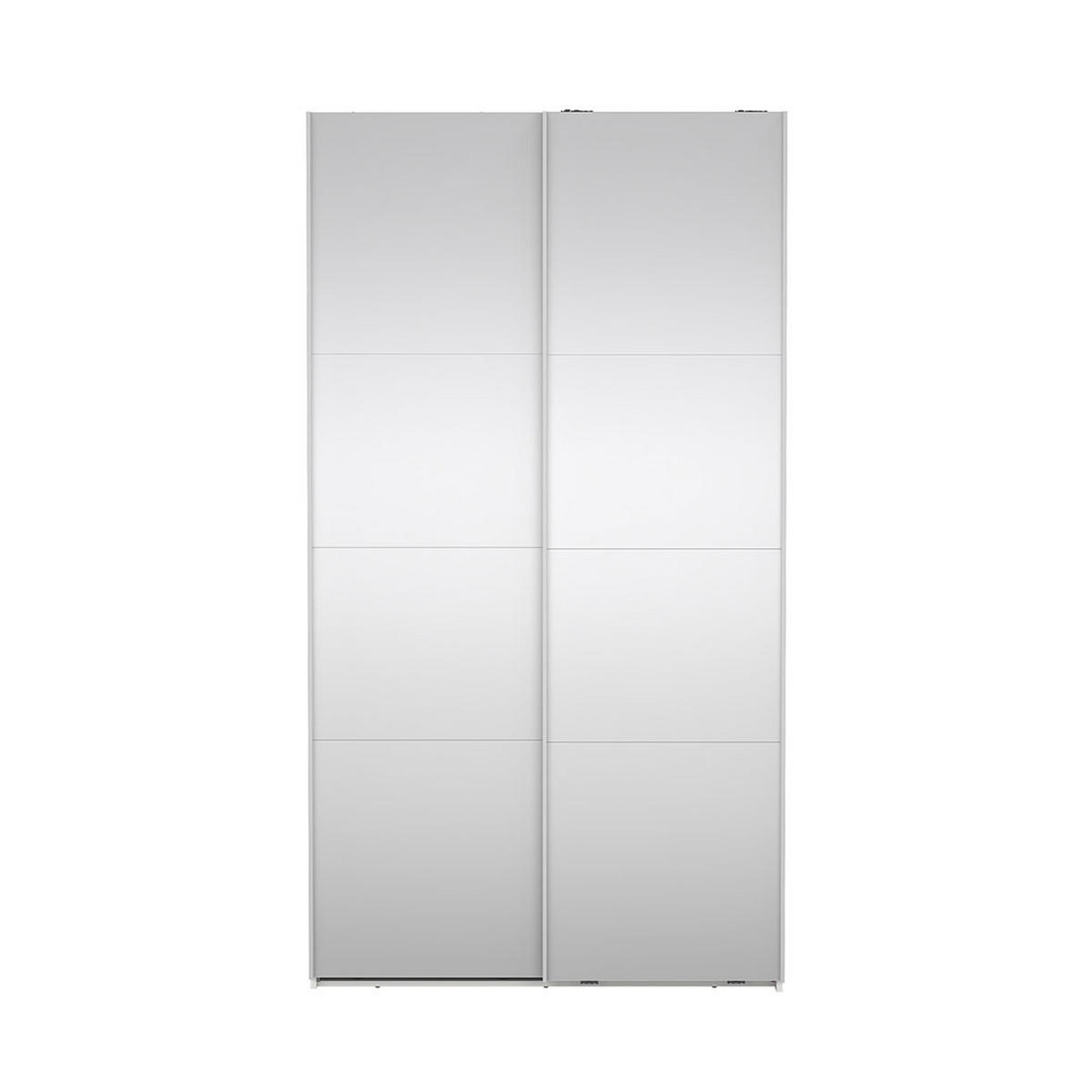 SCHIEBETÜRENSCHRANK, Catania, Weiß, Holzwerkstoff, 119 x 67 x 221 cm - Weiß, Holzwerkstoff (119/221/67cm) - ebuy24