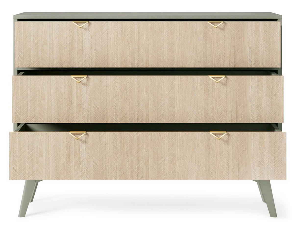 WOHNZIMMER Set 3-tlg. – FOREST – Eukalyptusholzfarben - Eukalyptusholzfarben, Holzwerkstoff (80/160/38cm) - hi-markt