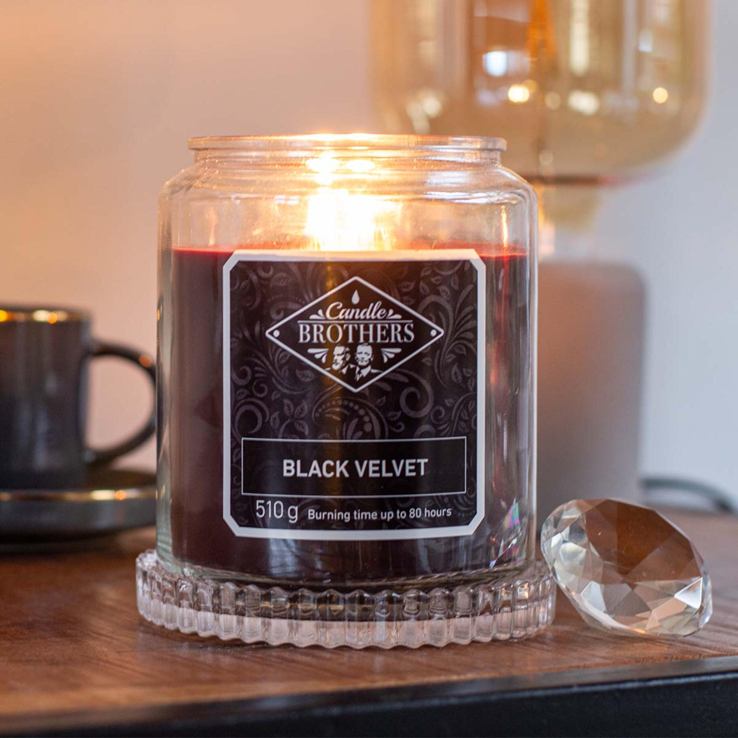 DUFTKERZE CandleBrothers - Grau, Glas/Naturmaterialen (13cm)