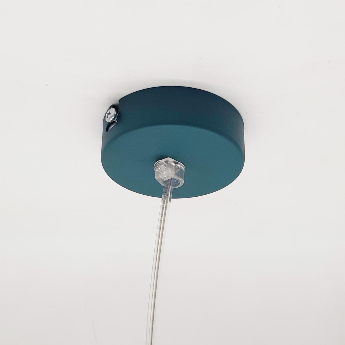 HÄNGELEUCHTE - Blau, Metall (40/40/10cm) - Lumicom
