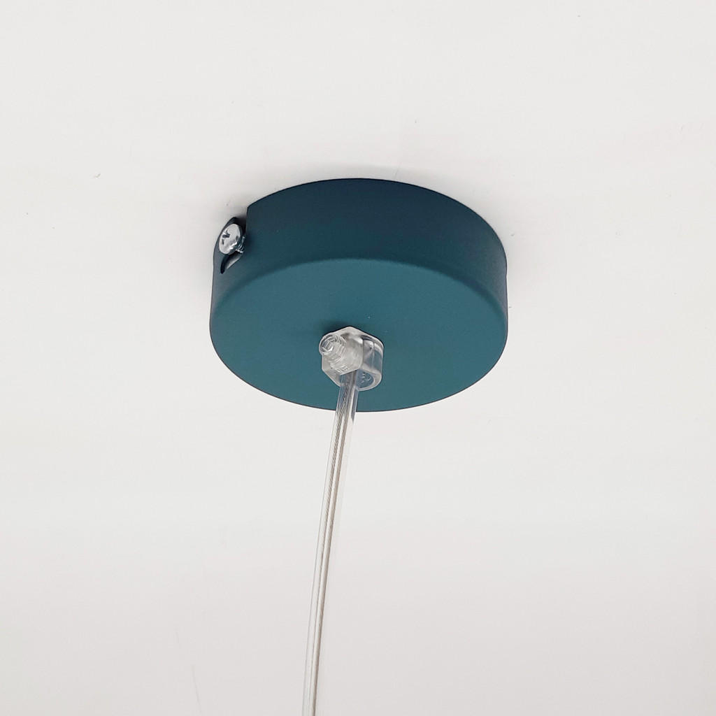 Thumbnail - Lumicom Hängeleuchte, Blau, Metall, Freiform,Freiform, 45x40x45 cm, Nur In Filialen Erhältlich