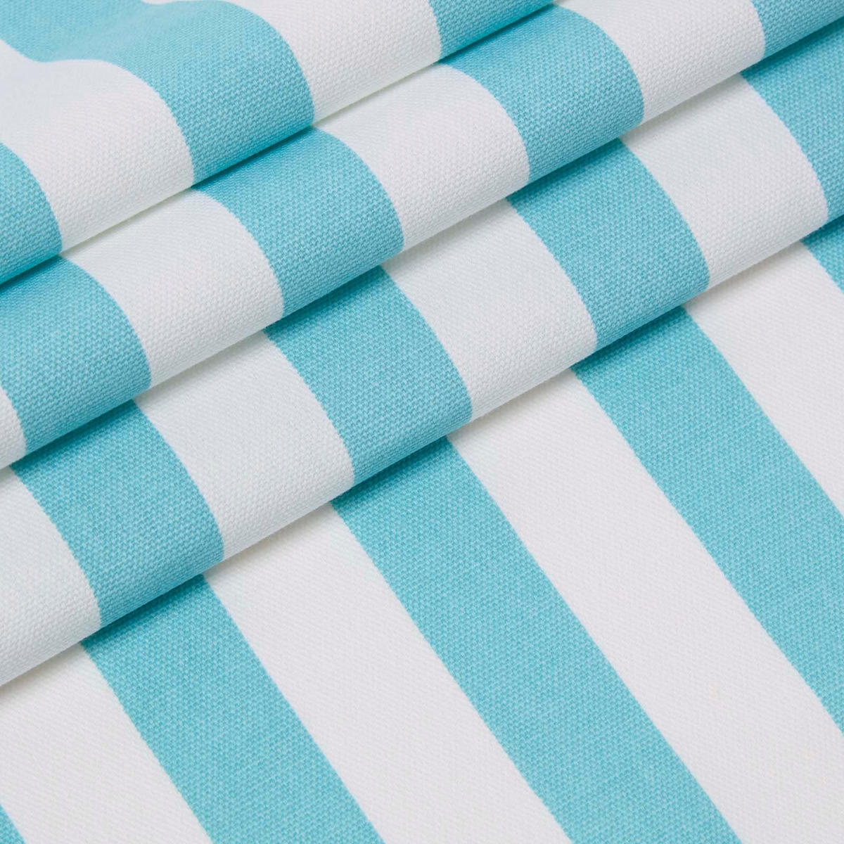 BAUMWOLLSTOFF Meterware blau-weiß gestreift, 150 cm - Blau, Textil (150/100cm) - Homescapes