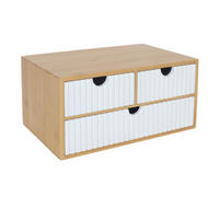 SCHUBLADENBOX - Multicolor, Holz/Holzwerkstoff (20/30/15cm) - Relaxdays