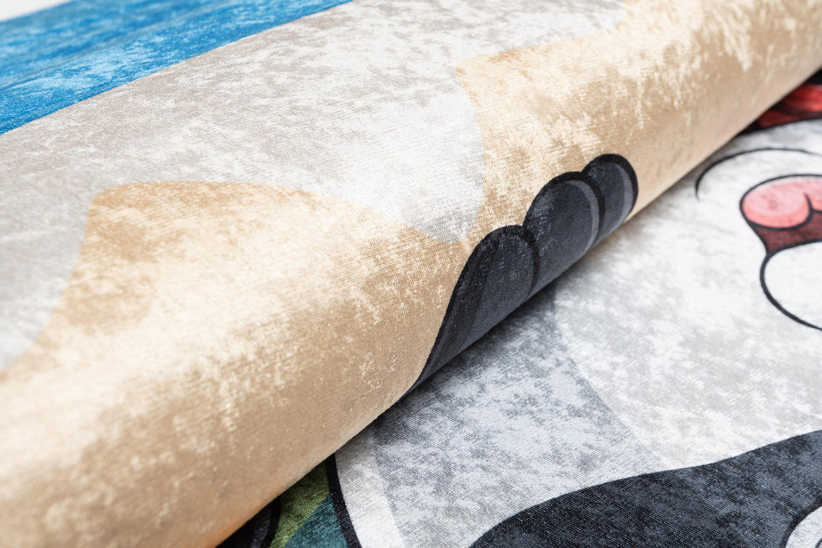 TEPPICH EMMA Blau 80/150 cm - Blau, Kunststoff (80/150cm) - Tapiso