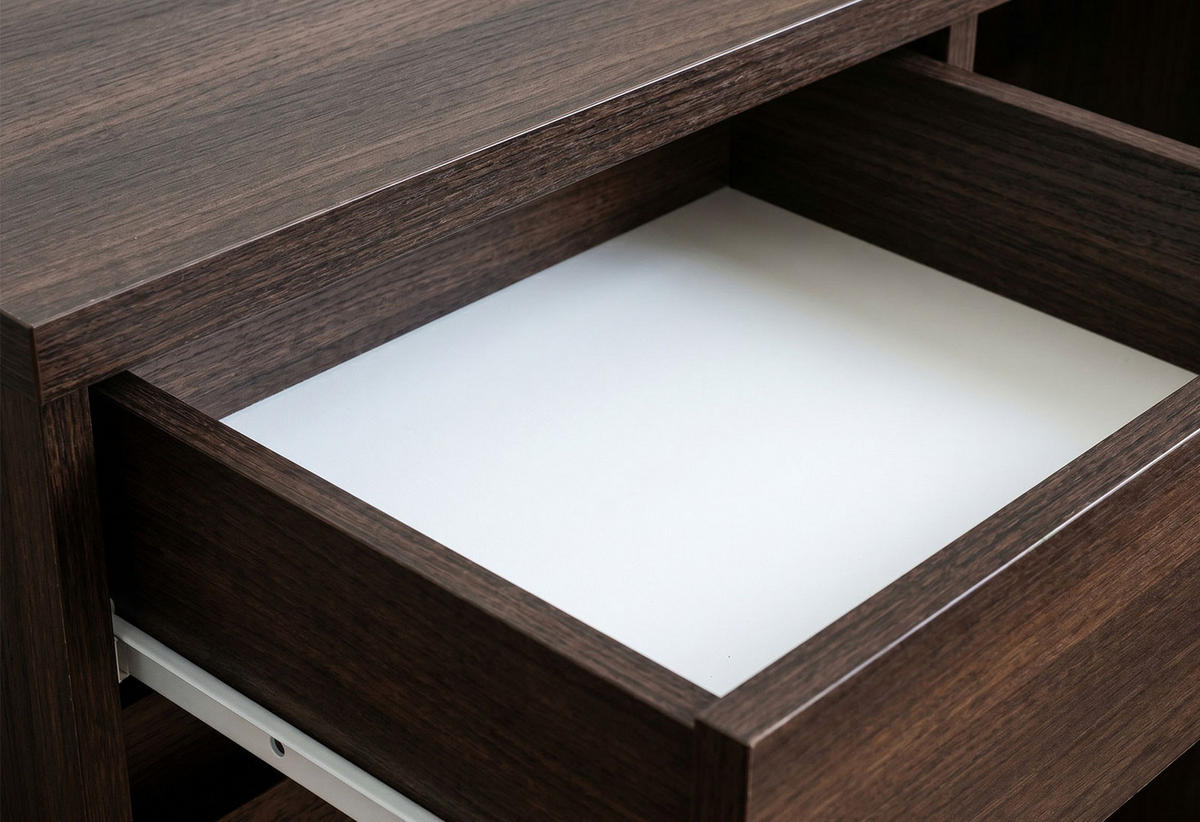 COUCHTISCH Nea Nussbaum 110 / 60 / 52cm - Nussbaumfarben, Holz/Holzwerkstoff (60/110/52cm) - Feldmann-Wohnen