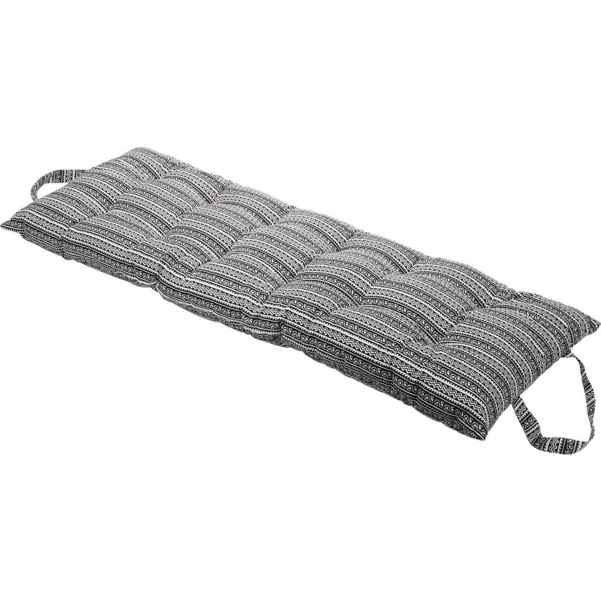 STUHLKISSEN Baumwolle 120/40 cm - Grau, Naturmaterialien (40/120cm) - Home Styling Collection