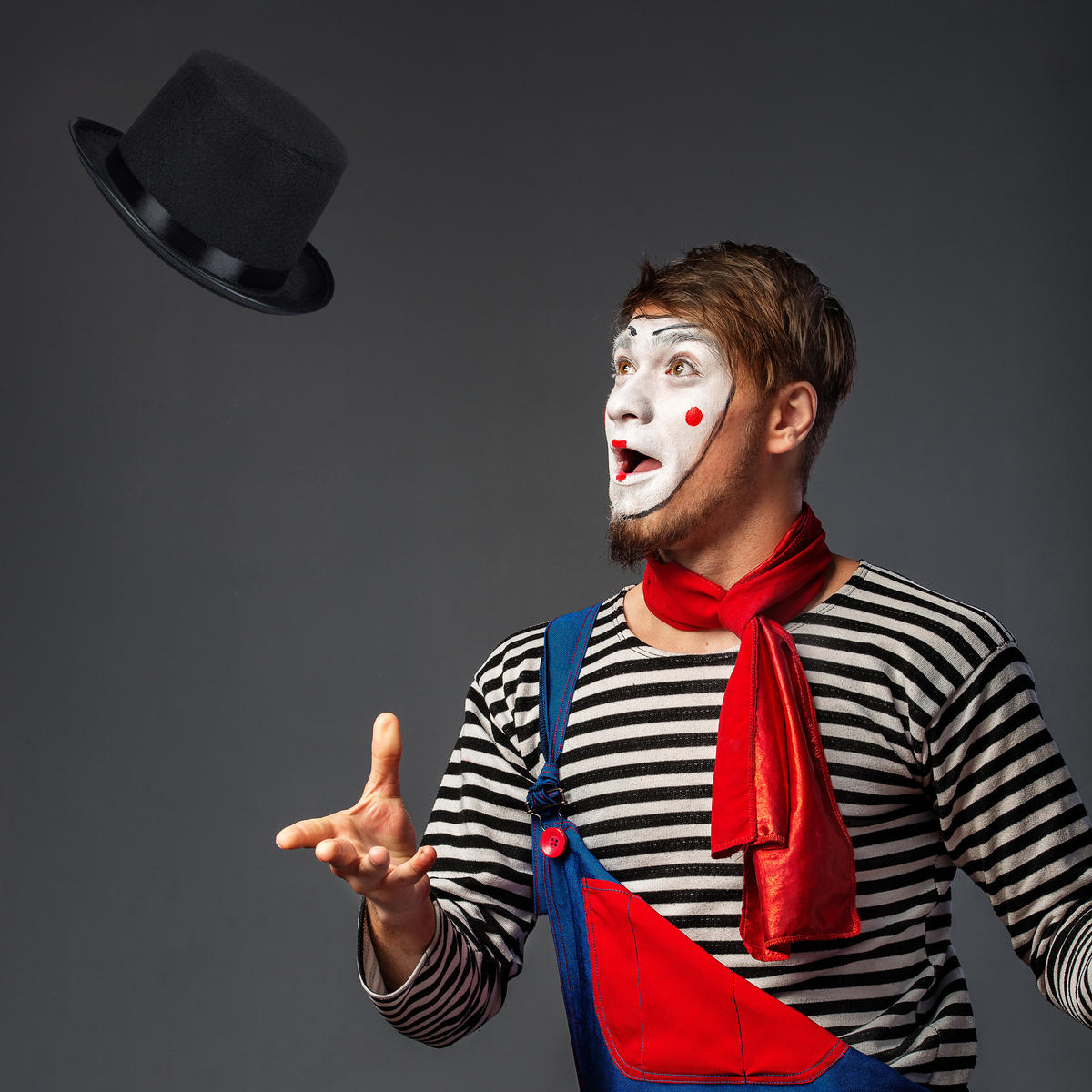 10XVRCHNÝ klobúk - čierna, textil (26/13/31cm) - Relaxdays