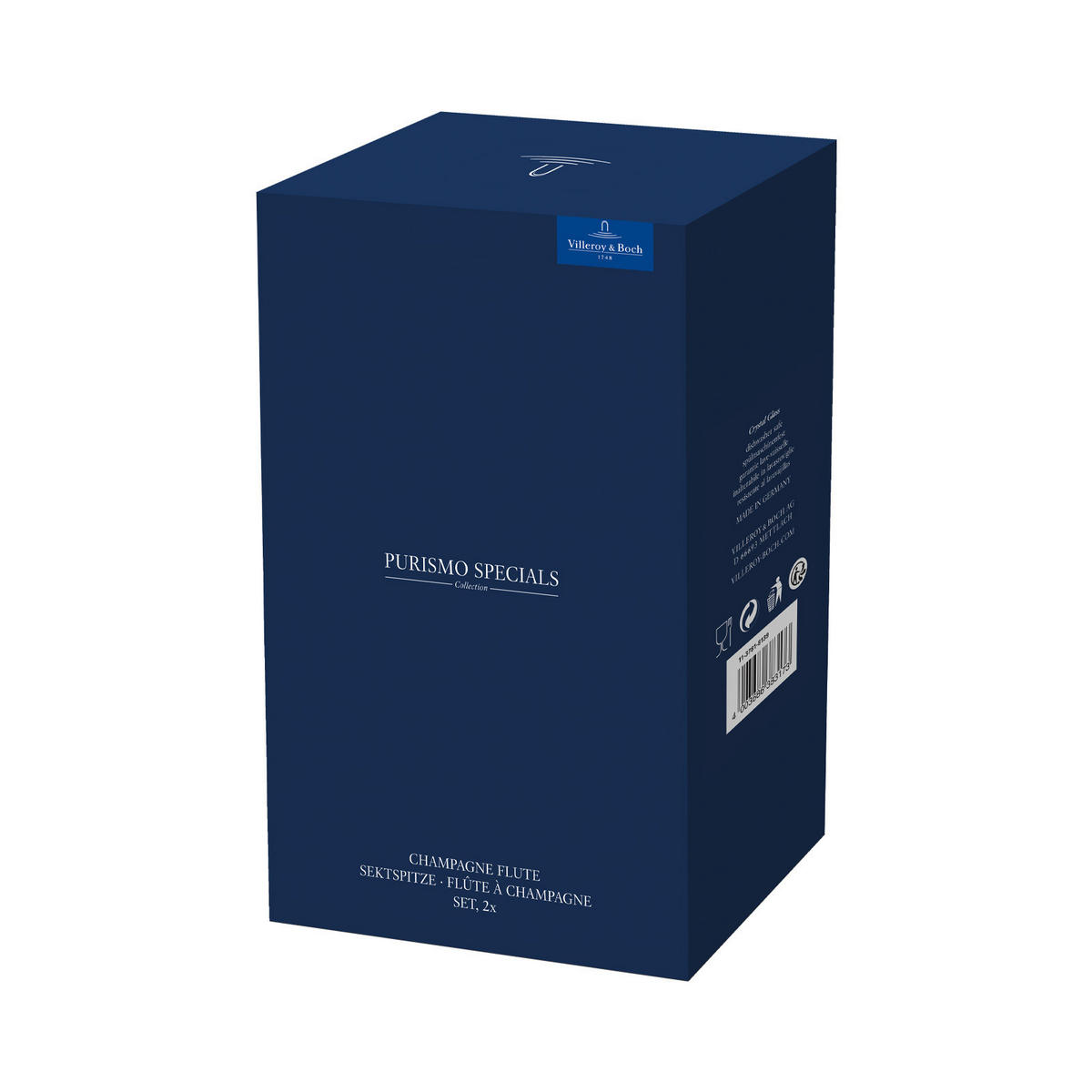 SEKTGLÄSER Purismo Specials transparent 120 ml 2er Set - Transparent, Glas (0.12L) - Villeroy & Boch