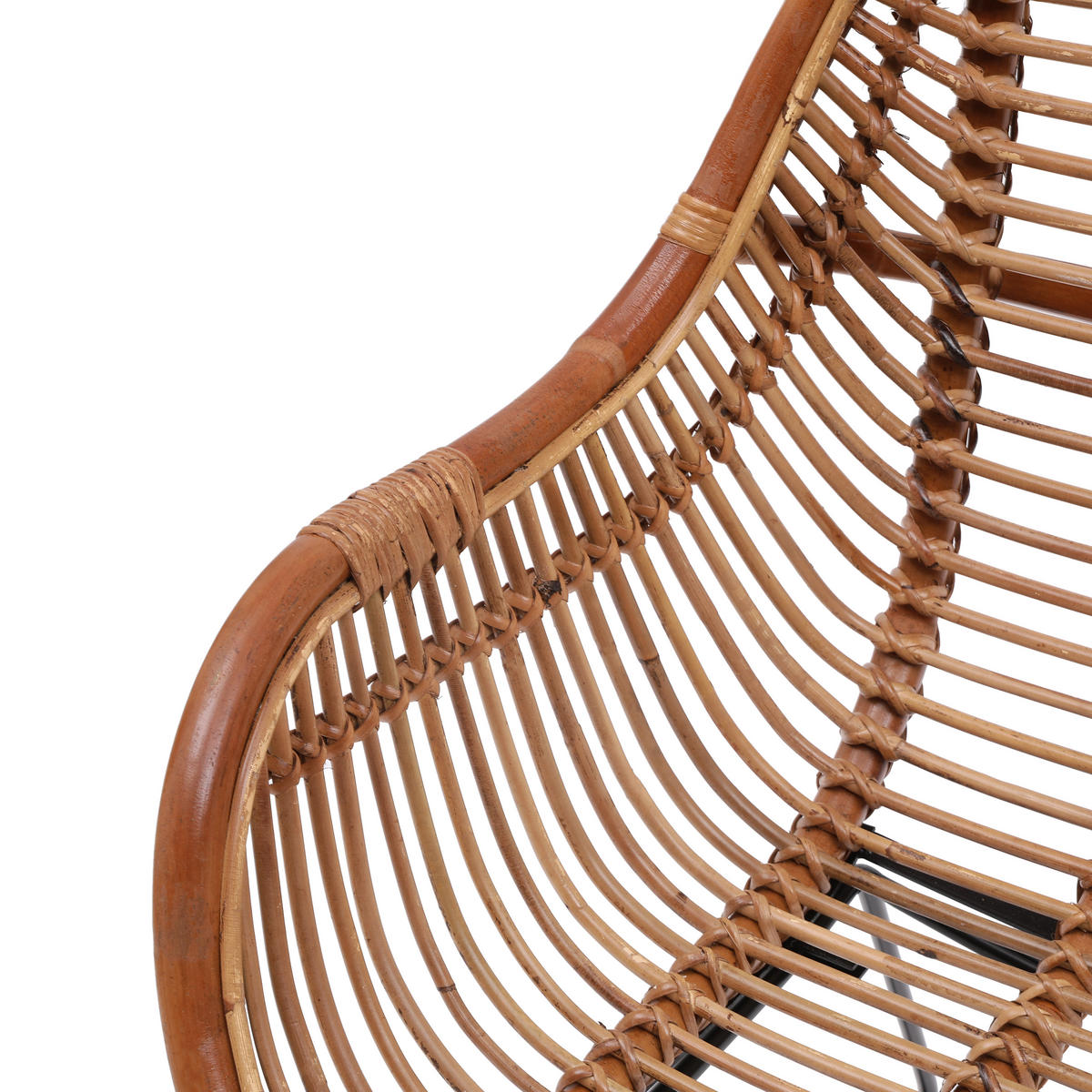 STUHL 2er-Set Rattan Braun - Braun, Holz (68/81.5/56cm) - Nordlys
