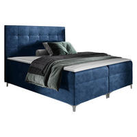 BOXBETT Snake - Blau, Holz (180/200cm) - MIRJAN24