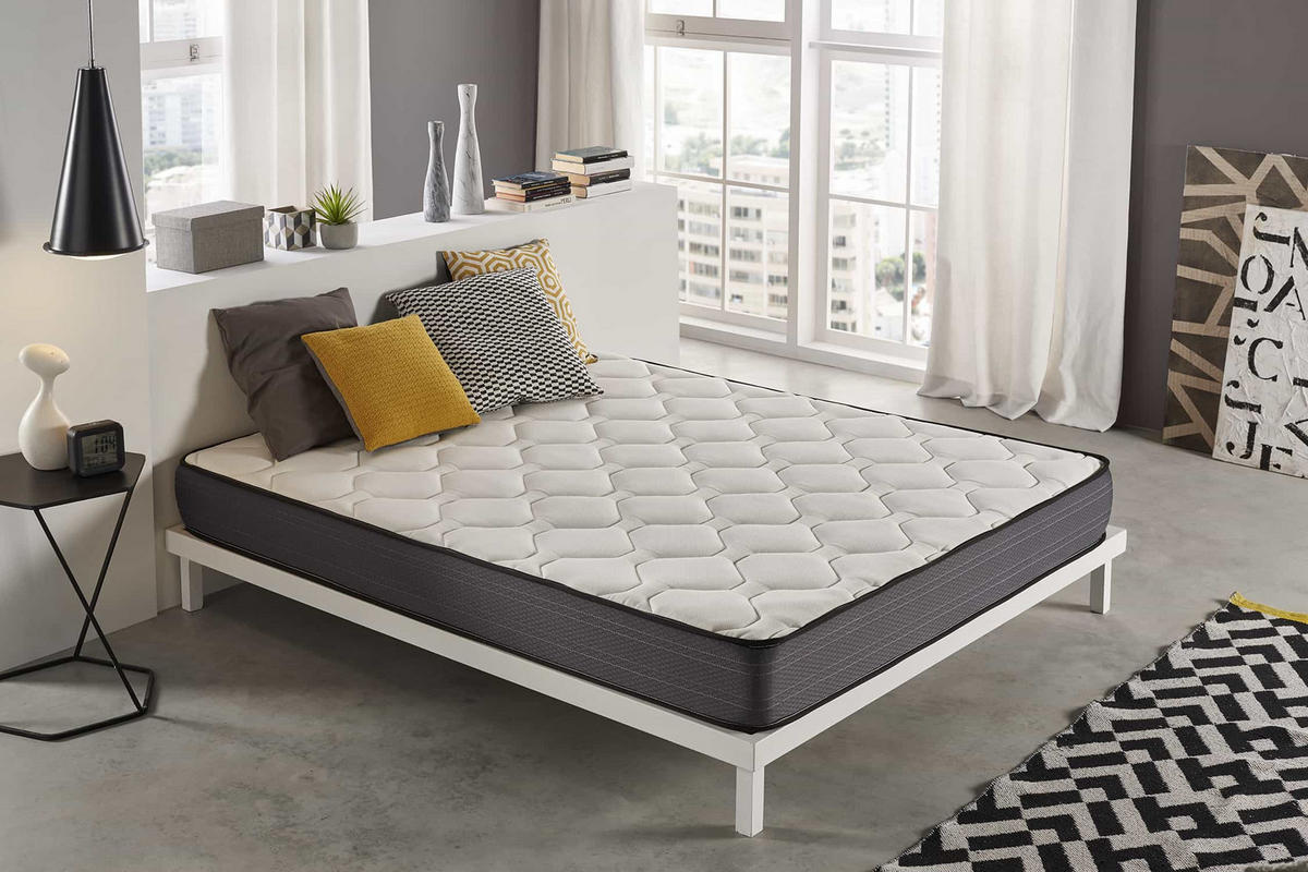 MATRATZE Nordic Flex 21cm, 80x190cm - Weiß, Textil (80/190cm) - Moonia