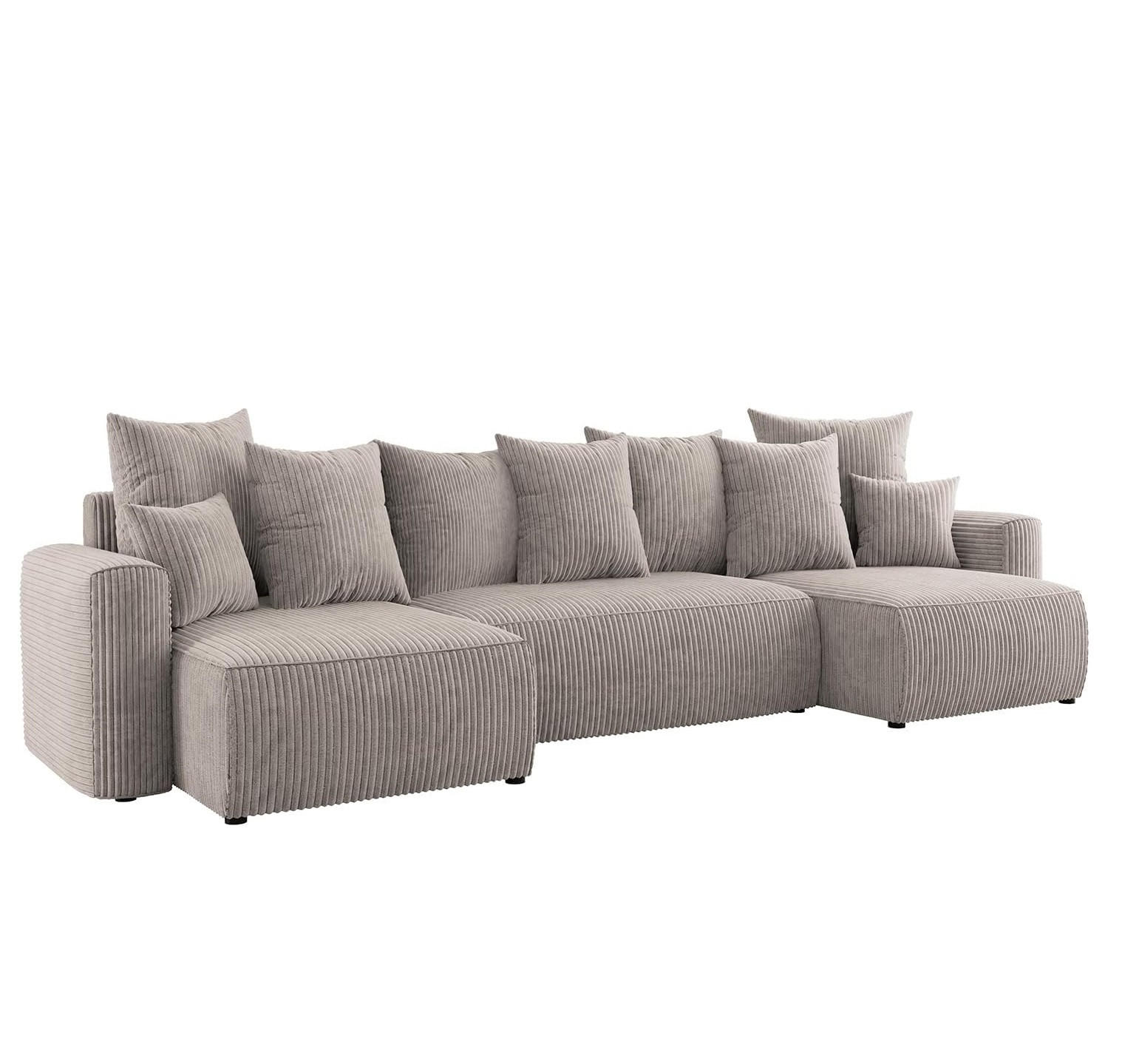Meblini Ecksofa Beige 312x142 cm