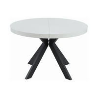 ESSTISCH - 4 Personen, 6 Personen, 8 Personen - Holz, Platte - Schwarz, Weiß - KOMONI - Schwarz/Weiß, Holz (120/170/76cm) - Vente-Unique