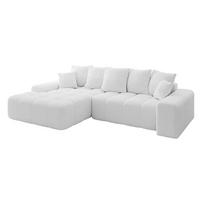 ECKSOFA Ottomane Links ENSI-L - 267x164x88 cm Weiß - Weiß, Holzwerkstoff/Kunststoff (267/164cm) - ALTDECOR