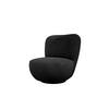 DREHSESSEL LUIS, Freistehend, Sitz drehbar 360°, 39x82x56 cm, HELLGRAU - Hellgrau, Holz/Textil (82/72/66cm) - DomoHome