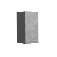 HÄNGESCHRANK R-Line Beton 30 cm - Schieferfarben/Anthrazit, Holzwerkstoff (30/60/31cm) - Vicco