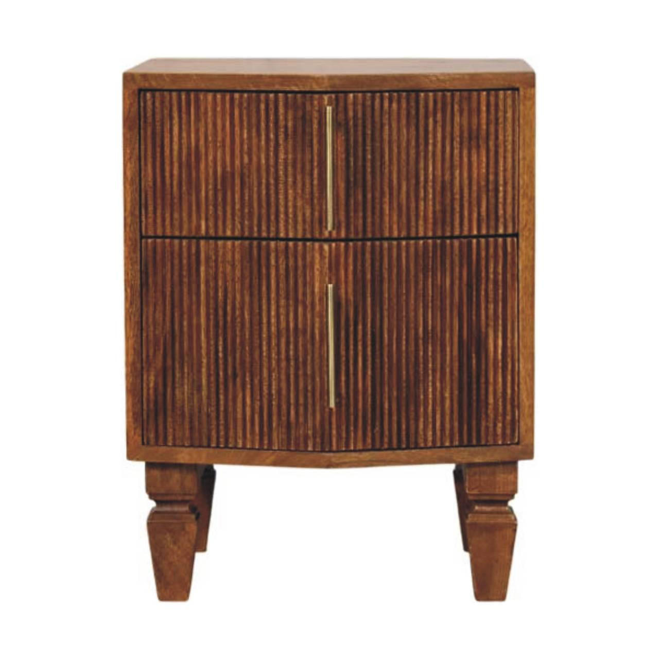Artisan Furniture KONSOLA Odyssey v dubovém provedení, 1 zásuvka, béžová