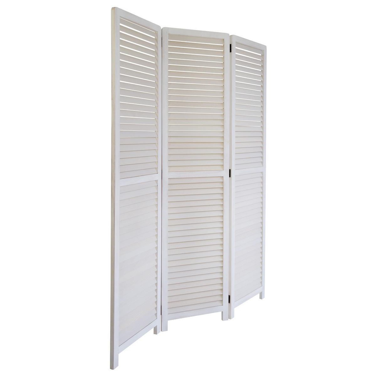 PARAVENT 120/170 cm Weiß - Weiß, Holz (120/170/2cm) - Homestyle4u