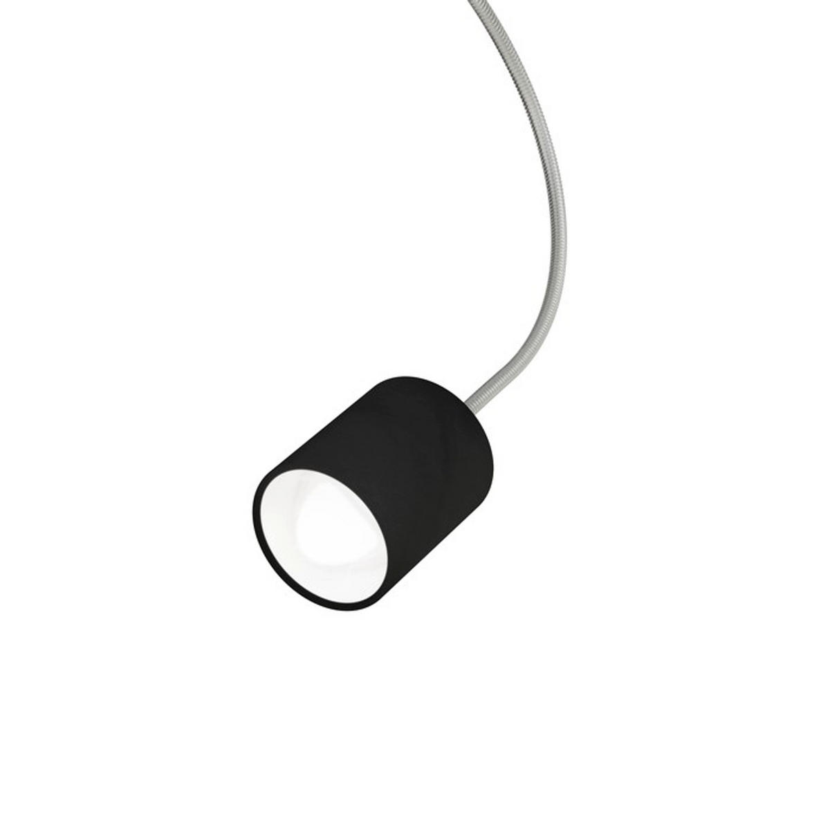 PENDELLEUCHTE LOYD LED I Schwarz Mattnickel 5 W - Schwarz, Metall (10/10/100cm) - Rendl