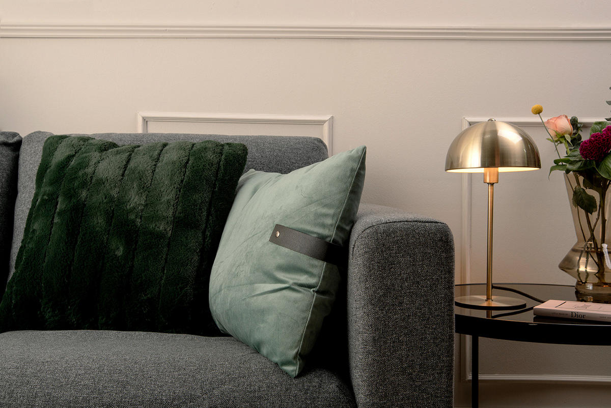 TISCHLAMPE Pilz Bonnet Ø 20 cm - Silberfarben, Metall (20/20/39cm) - Leitmotiv