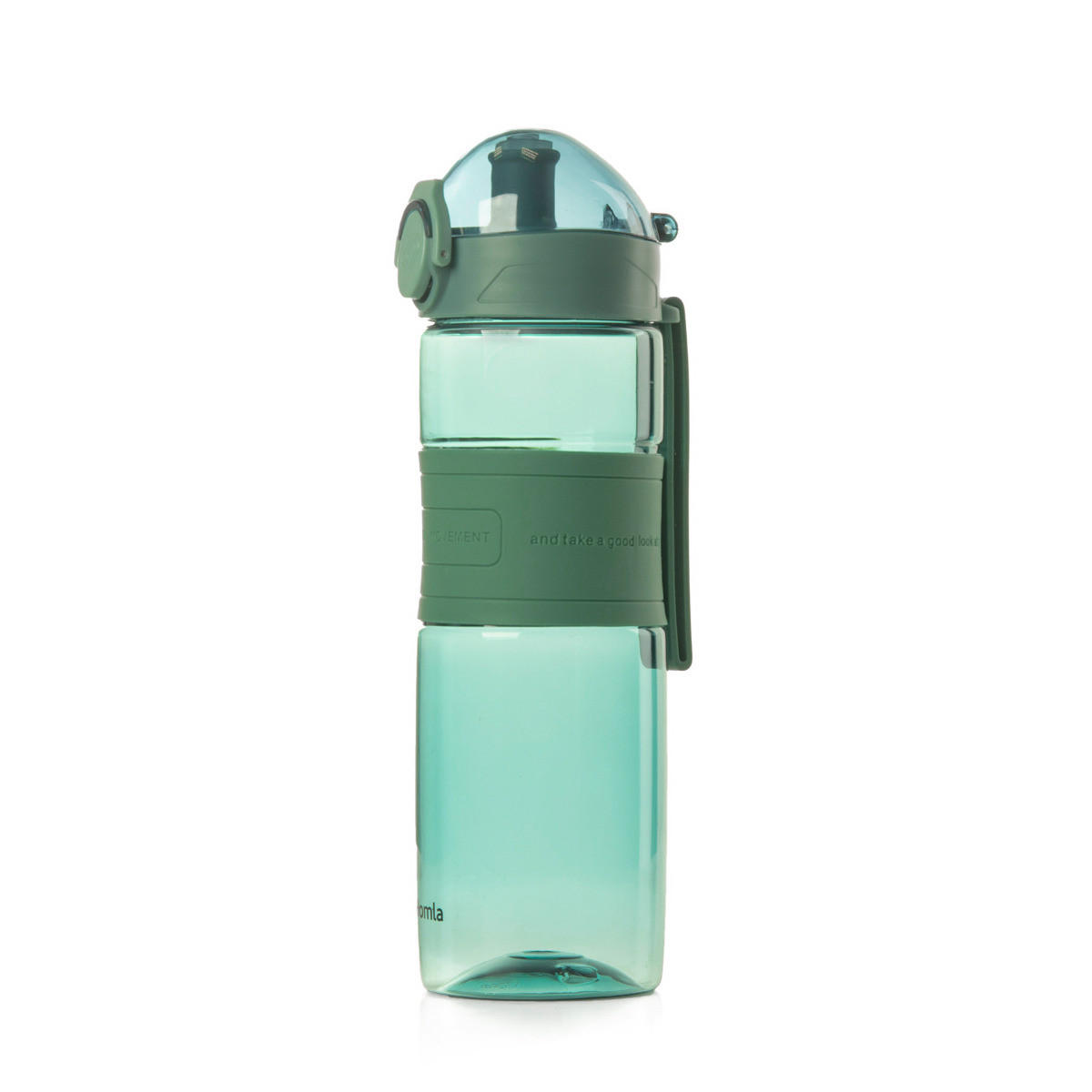 FLASCHE Poppie grün 600 ml - Grün, Kunststoff (0.6L) - Homla