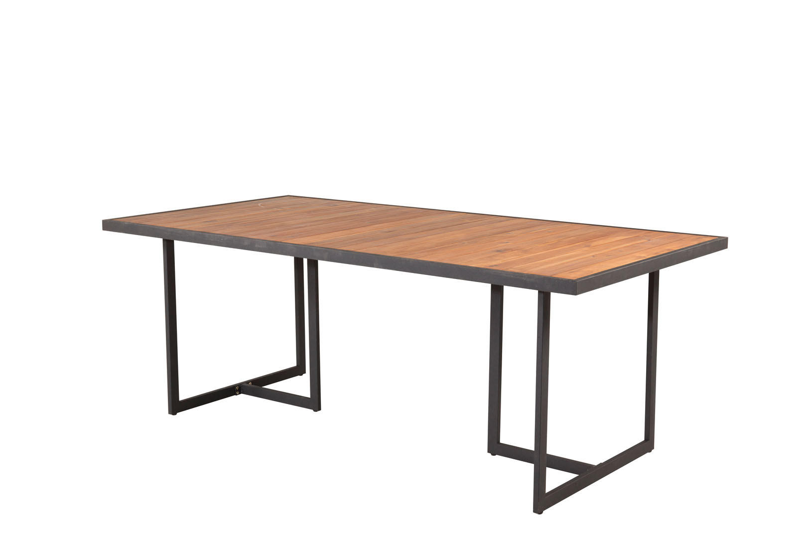 GARTENTISCH Teak Dekor - Teakfarben, Holzwerkstoff (200/100/75cm) - ebuy24