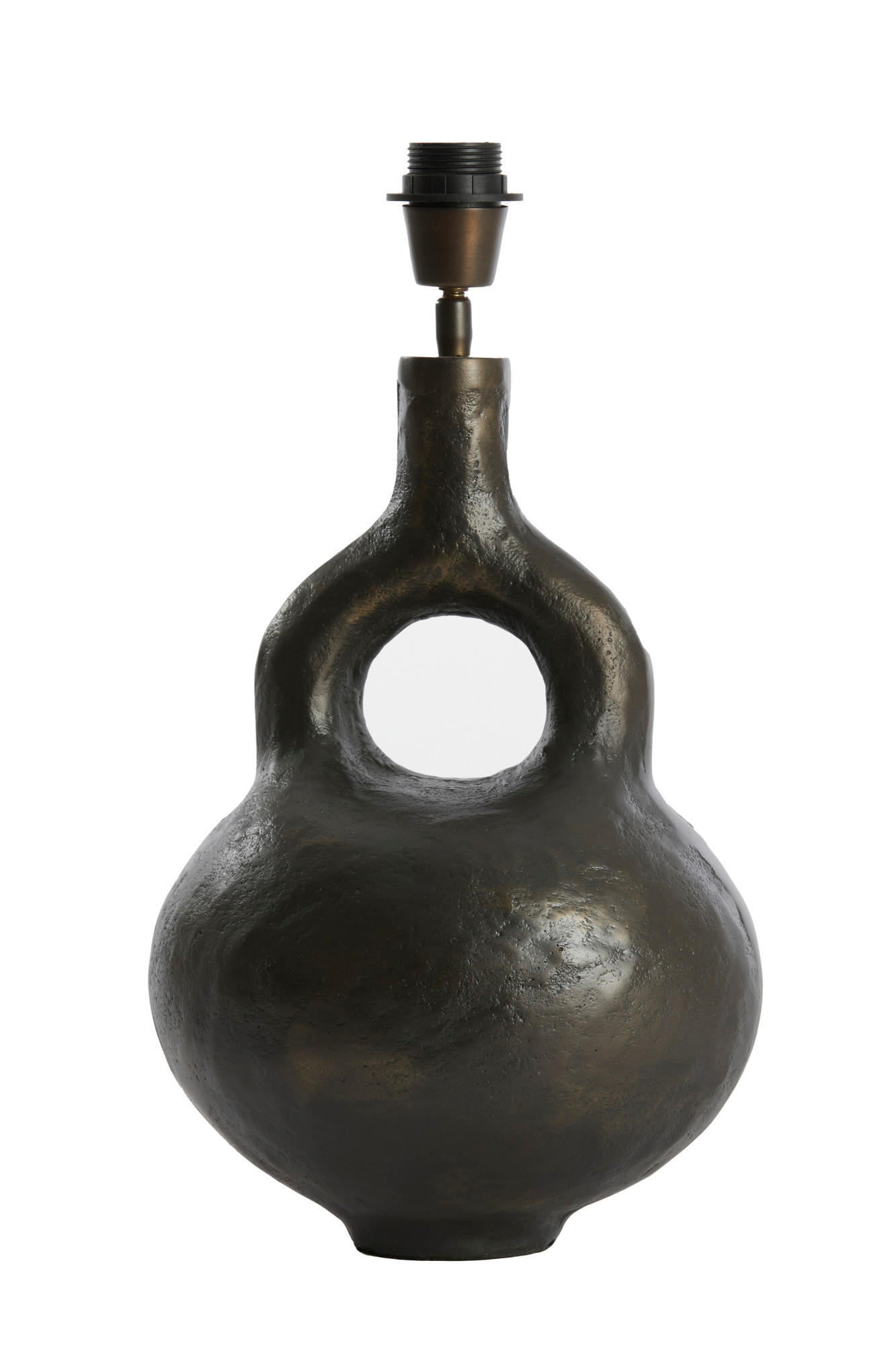 LAMPENFUSS Imola Grau Ø25/37 cm - Grau, Metall (25/22/37cm) - Light & Living