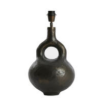 LAMPENFUSS Imola Grau Ø25/37 cm - Grau, Metall (25/22/37cm) - Light & Living