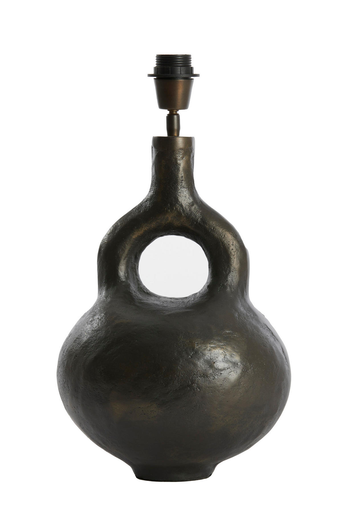 LAMPENFUSS Imola Grau Ø25/37 cm - Grau, Metall (25/22/37cm) - Light & Living