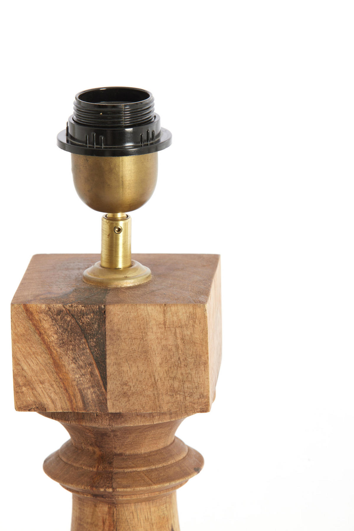 LAMPENFUSS Cumani Braun 10/10/47 cm - Braun, Holz (10/10/47cm) - Light & Living