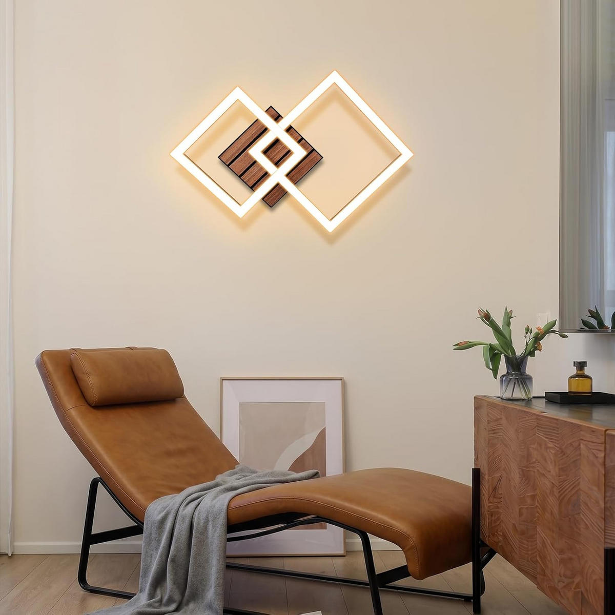 LED-DECKENLEUCHTE 31.5/31.5/7.5cm - Schwarz, Metall (31.5/31.5/7.5cm) - Nettlife
