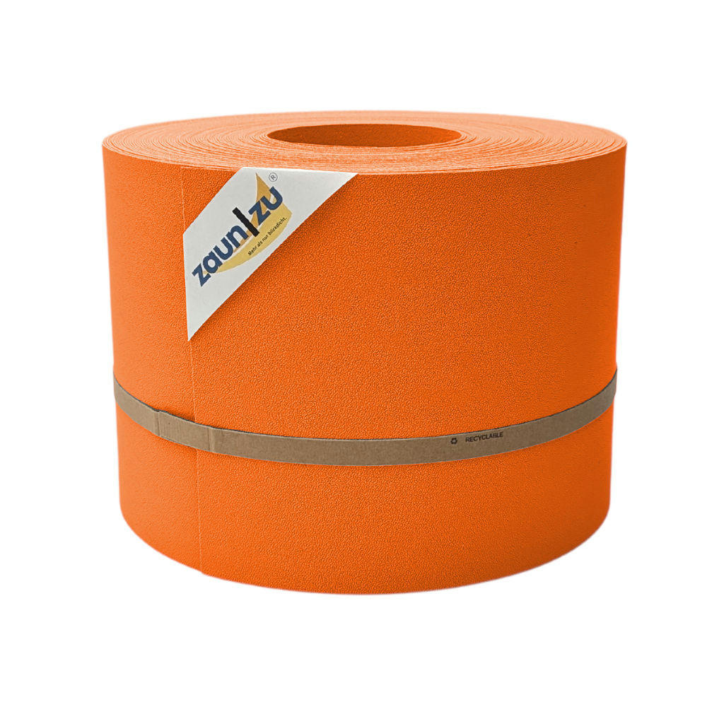 SICHTSCHUTZSTREIFEN PP für Doppelstabmatten Zaunblende Orange, 35m - Orange, Kunststoff (3500/19cm) - ZAUN|ZU