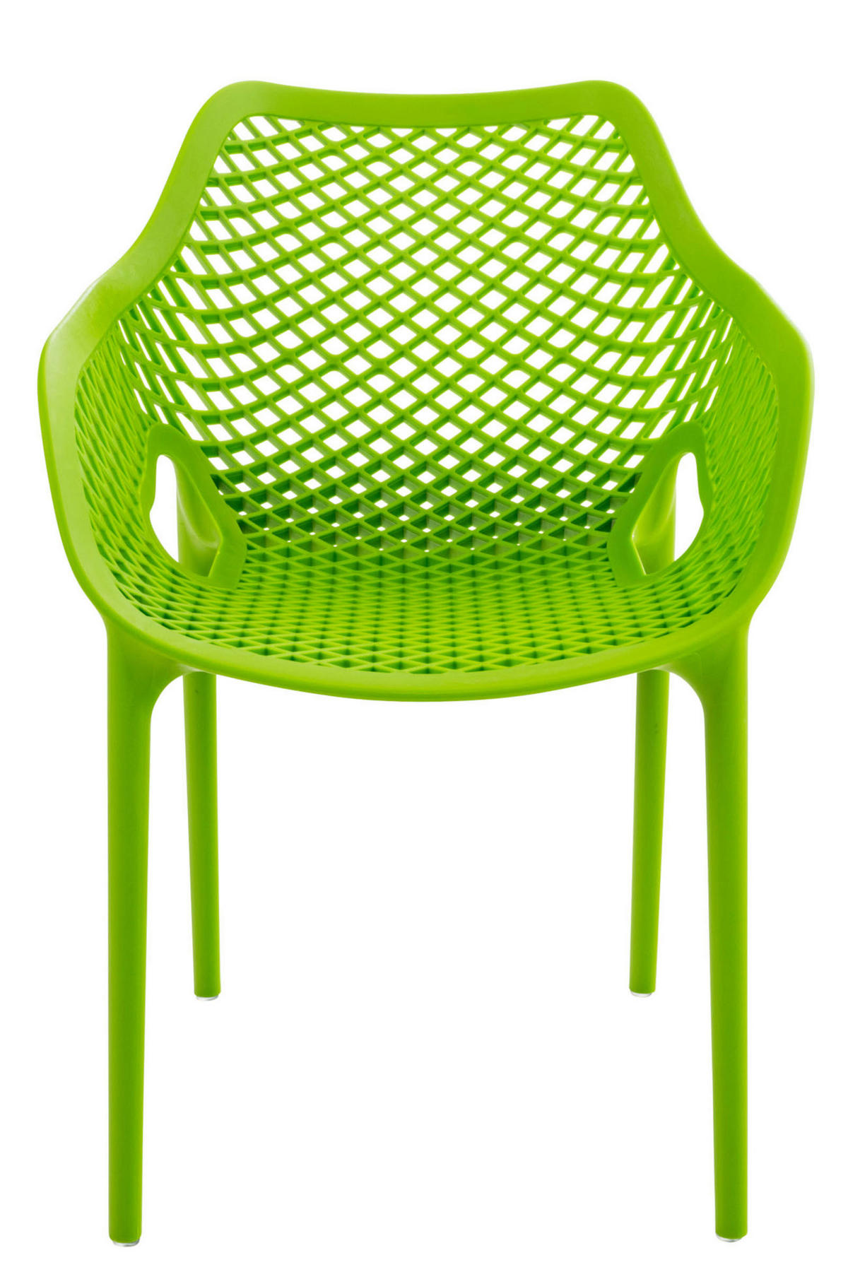 GARTENSTUHL 2er Set Kunststoff grün - Grün, Kunststoff (57/81/60cm) - CLP