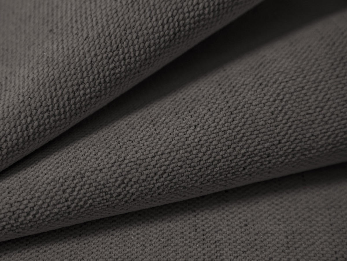 MODULARES-SOFA Campi aus strukturiertem Stoff grau 3 Sitzplätze - Grau, Textil (90/70/220cm) - Cosmopolitan Design