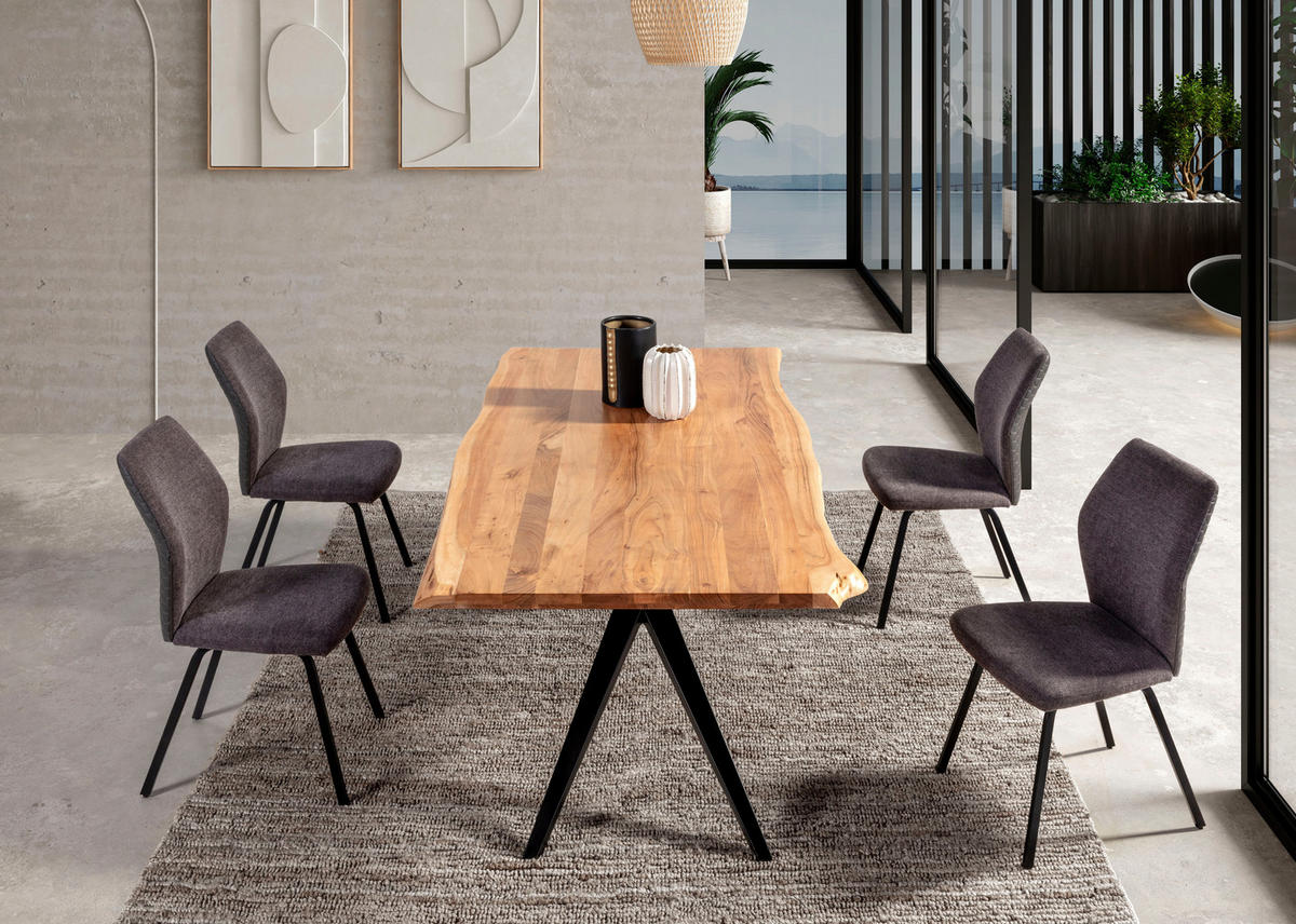 ESSTISCH Mudri Braun 200/100/76 cm - Braun, Holz (200/100/76cm)