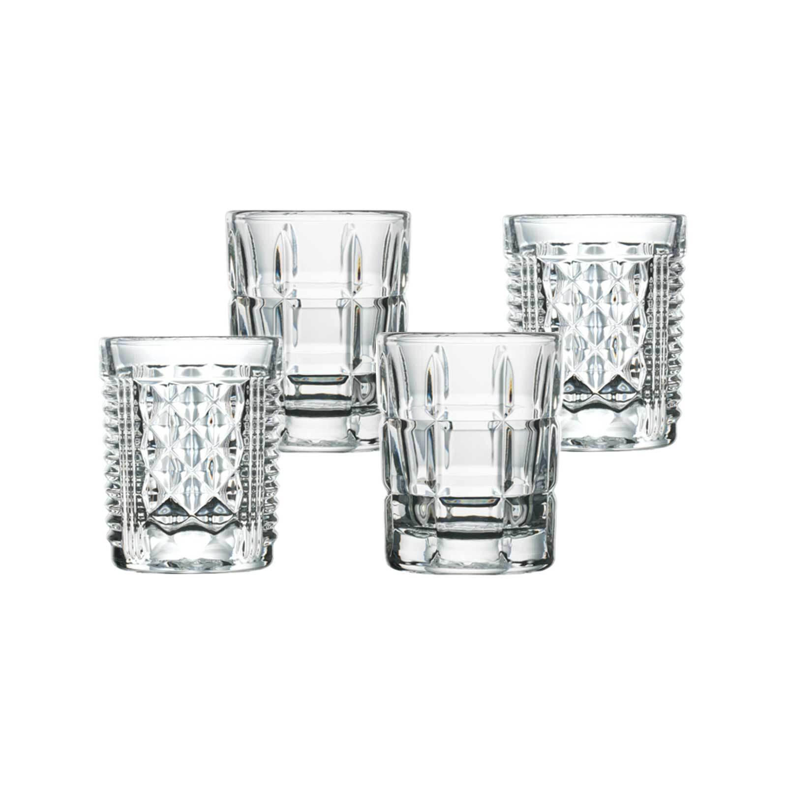 SCHNAPSGLÄSER Shooters transparent 60 ml 4er Set - Transparent, Glas (0.06L) - La Rochère