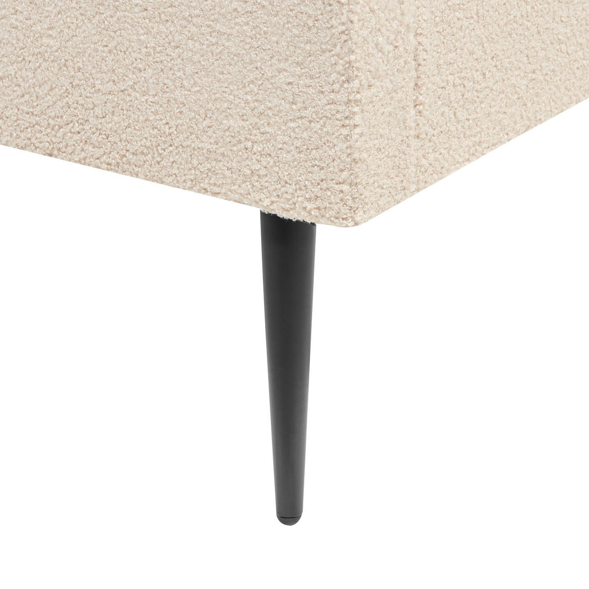 POLSTERBETT 160/200cm Helles Beige Flayat - Beige, Textil (160/200cm) - Beliani