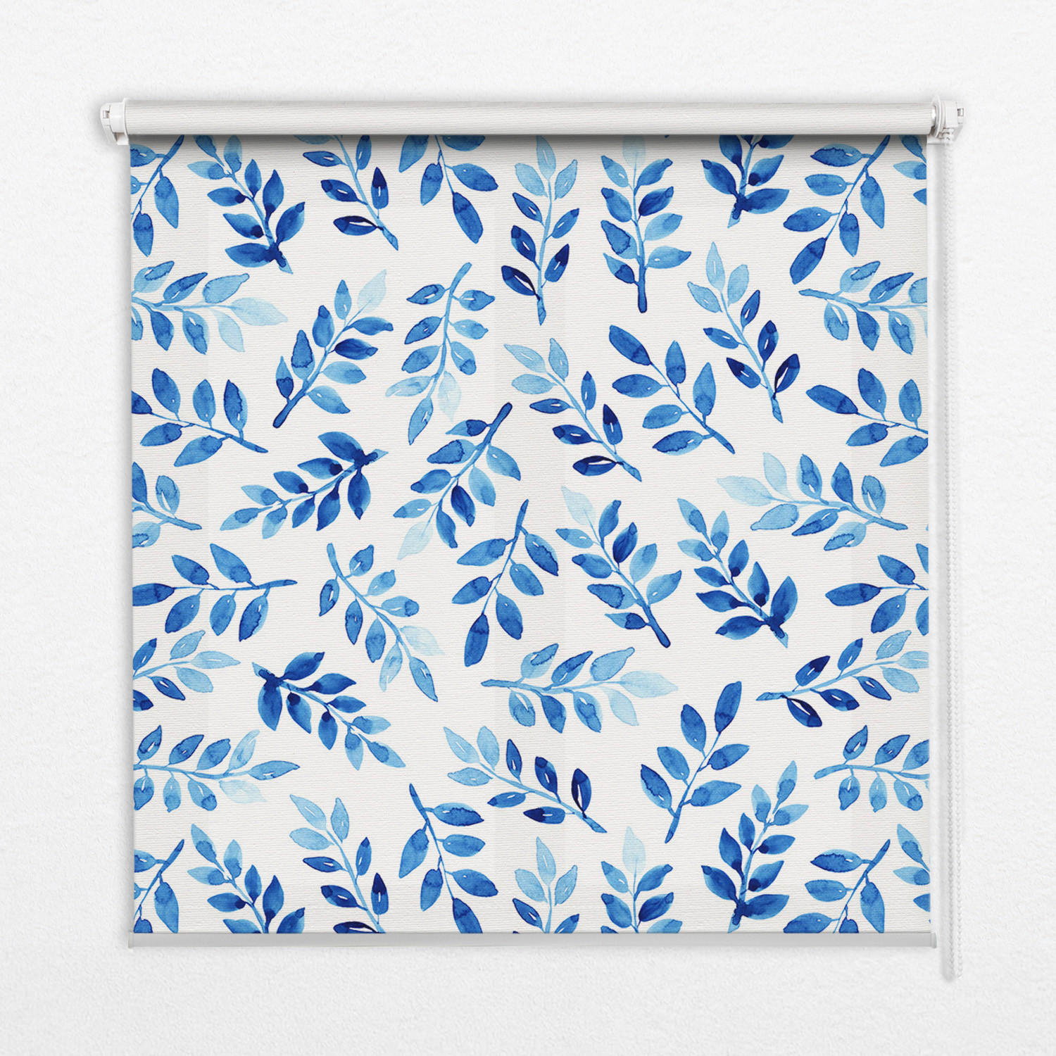 TULUP VNITŘNÍ roleta - okenní roleta - roleta - 100x100 cm - Modré listy