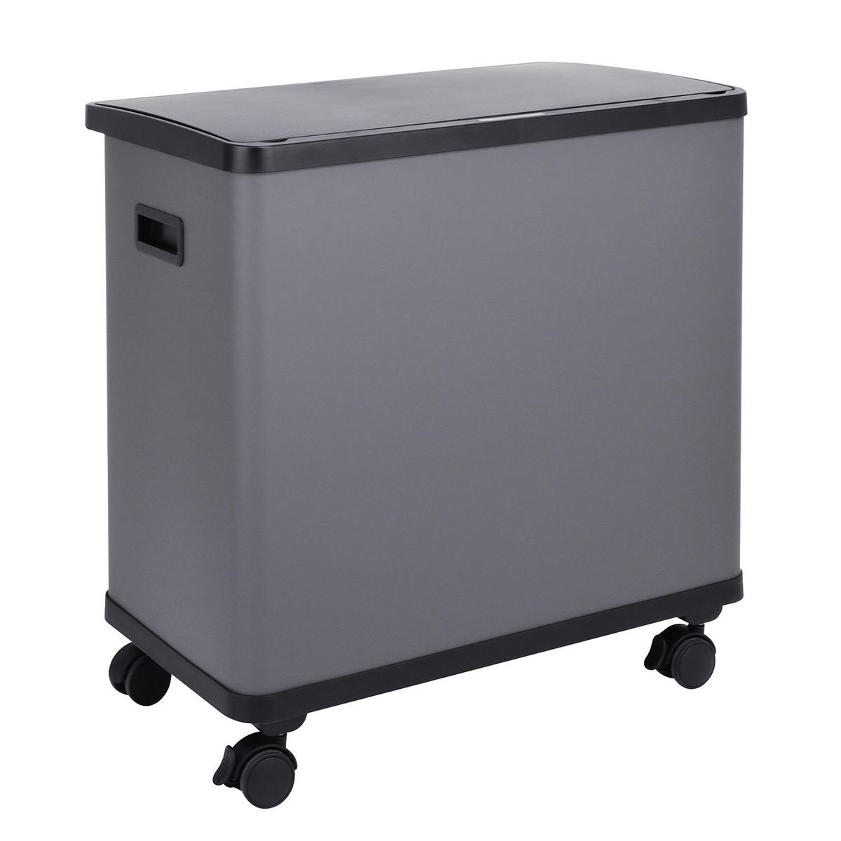 SENSORMÜLLEIMER SR3X18 54L Grau - Grau, Metall (58/60/35cm) - SVITA