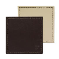 UNTERSETZER Schokobraun/Creme, 4er Set - Braun, Textil (10/10cm) - Freeform