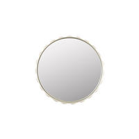 WANDSPIEGEL Bubbles Beige - Beige, Metall (50/50/6cm) - Zuiver