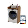 WASCHMASCHINENSCHRANK Retro 66/97/62cm - Braun, Holzwerkstoff (66/97/62cm) - CraftPAK